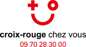 Logo Croix-Rouge chez vous vertical seul rvb
